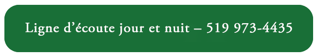 Ligne d'écoute jour et nuit 519 973-4435