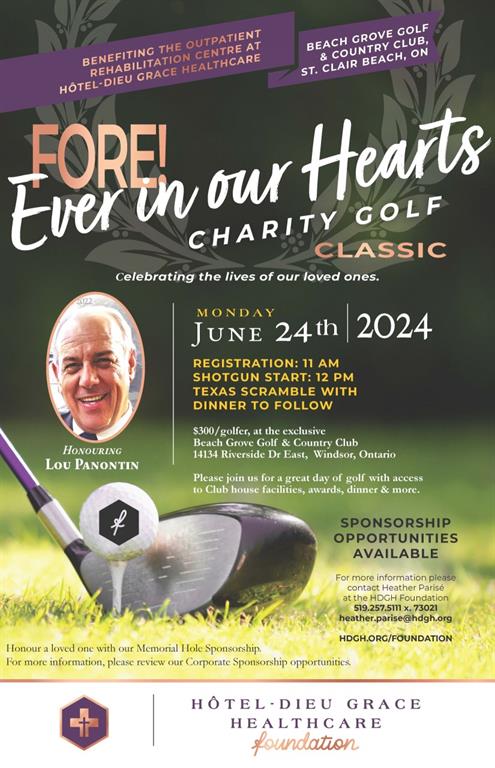 Charity Golf Classic poster