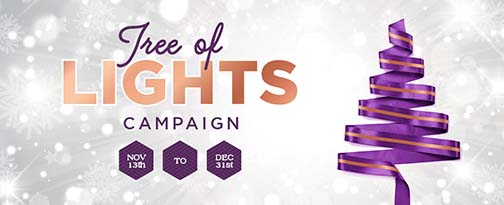 2019 Tree of Lights Campaign banner